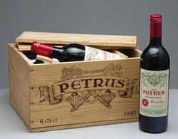 Petrus Bottle and Case