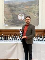 Vin-X Portfolio Manager Edmund Cole at Lindley Hall for wine tasting